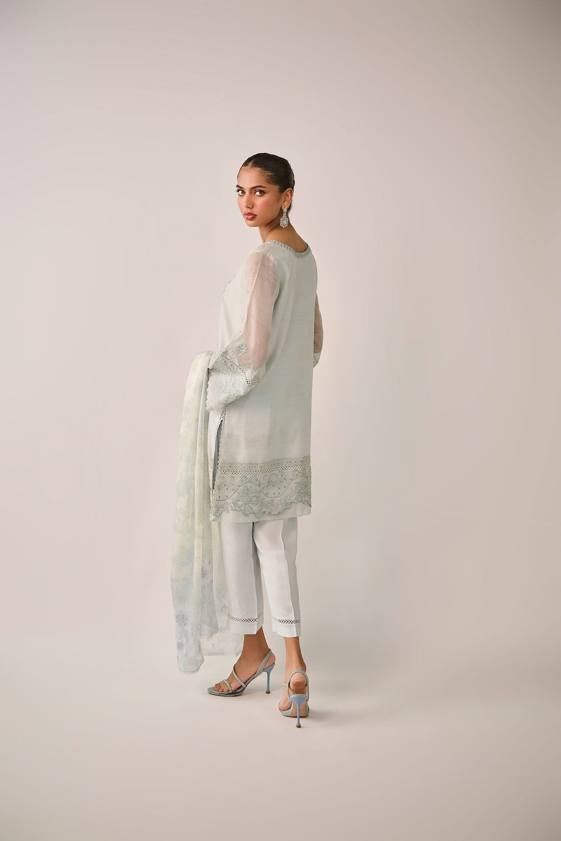 Dhanak | Festive Signature Pret | SS24DA-2481 SKY BLUE