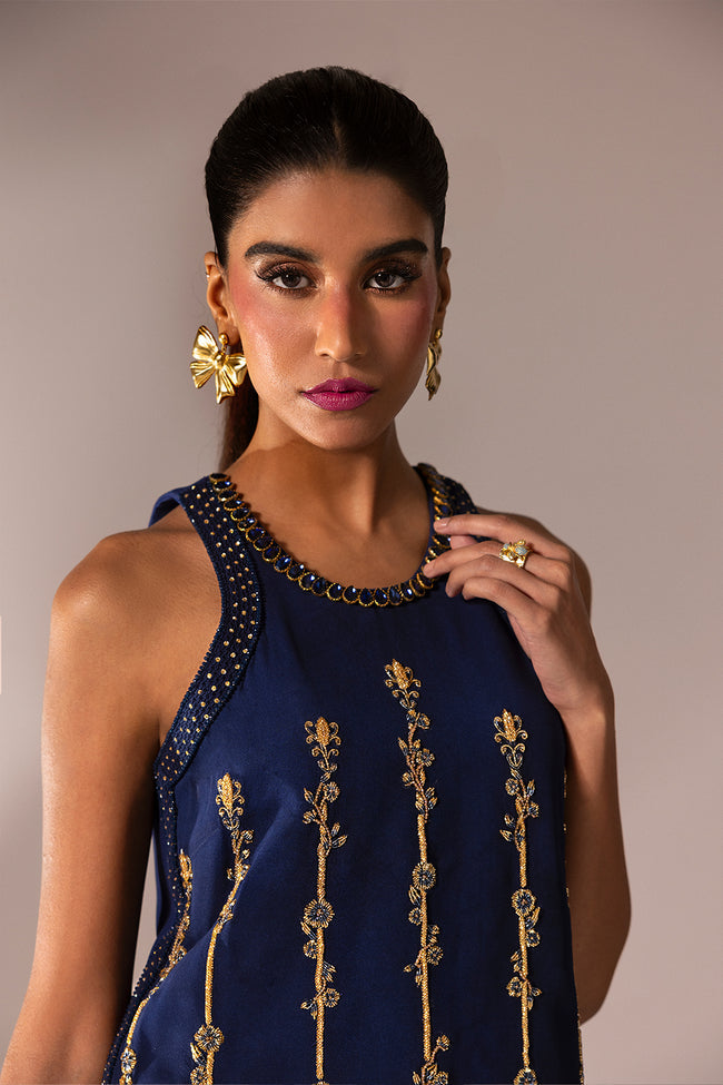 Caia | Regine Luxury Formal’23 | SAPPHIRE - Hoorain Designer Wear - Pakistani Ladies Branded Stitched Clothes in United Kingdom, United states, CA and Australia