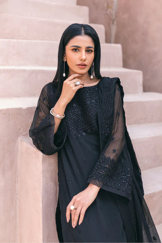 Azure | Embroidered Ensembles 3 Pcs | Charcoal Charm - Pakistani Clothes for women, in United Kingdom and United States