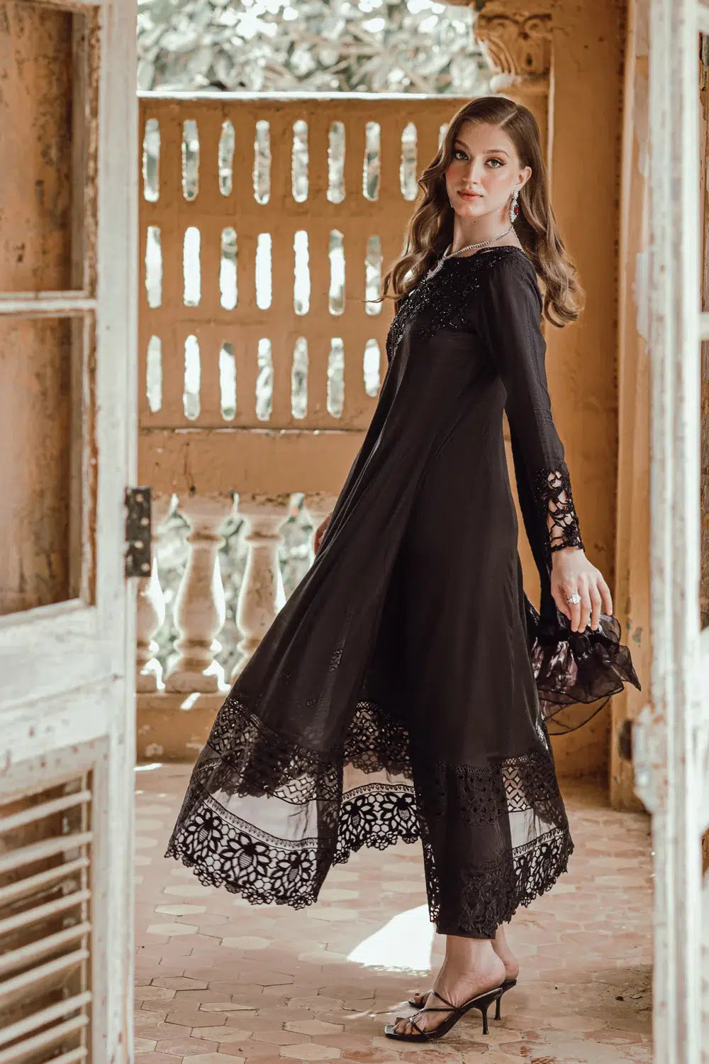 Azure | Embroidered Formals | Charcoal Muse - Pakistani Clothes for women, in United Kingdom and United States