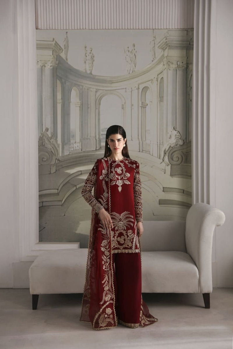 Caia | Party Wears 25 | Crimson – Hoorain Designer Wear