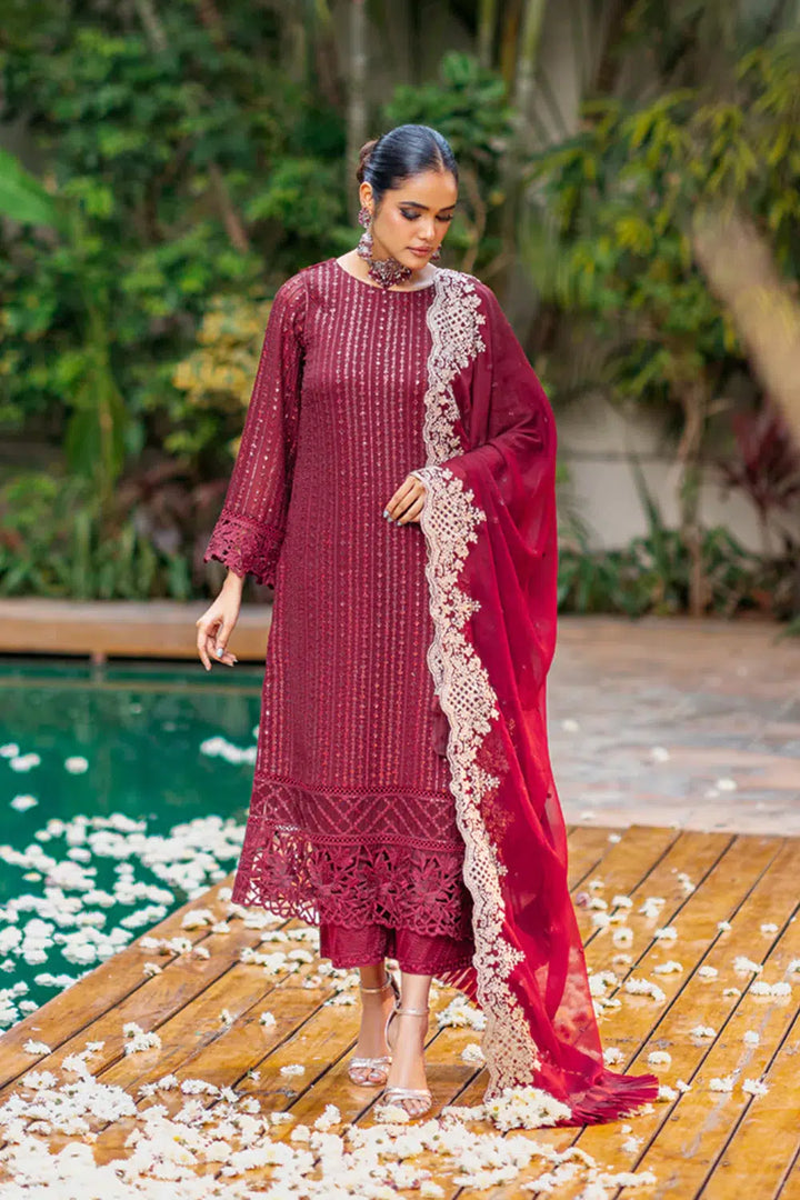 Azure | Embroidered Formals |  Crimnson Rush - Hoorain Designer Wear - Pakistani Ladies Branded Stitched Clothes in United Kingdom, United states, CA and Australia