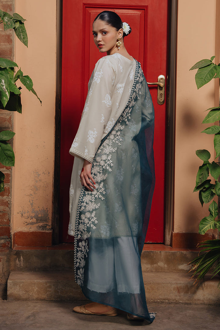 Cross Stitch | Eid Collection | DESERT SAGE - Hoorain Designer Wear - Pakistani Ladies Branded Stitched Clothes in United Kingdom, United states, CA and Australia