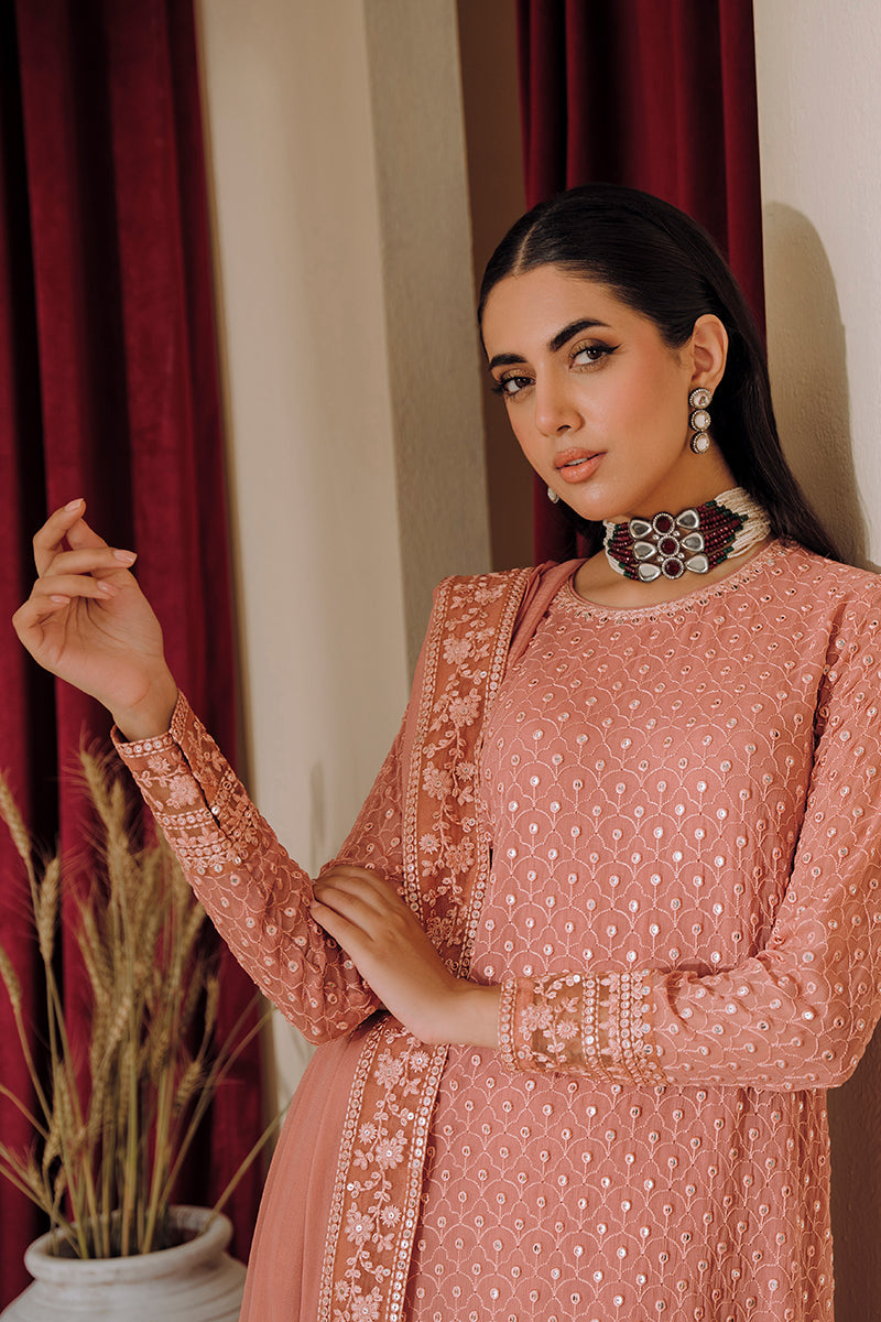 Cross Stitch | Eid Collection | CAMEO BROWN - Pakistani Clothes for women, in United Kingdom and United States