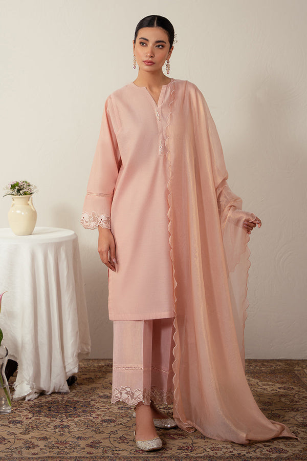 Cross Stitch | Eid Collection | BOTANICAL BLUSH - Hoorain Designer Wear - Pakistani Ladies Branded Stitched Clothes in United Kingdom, United states, CA and Australia
