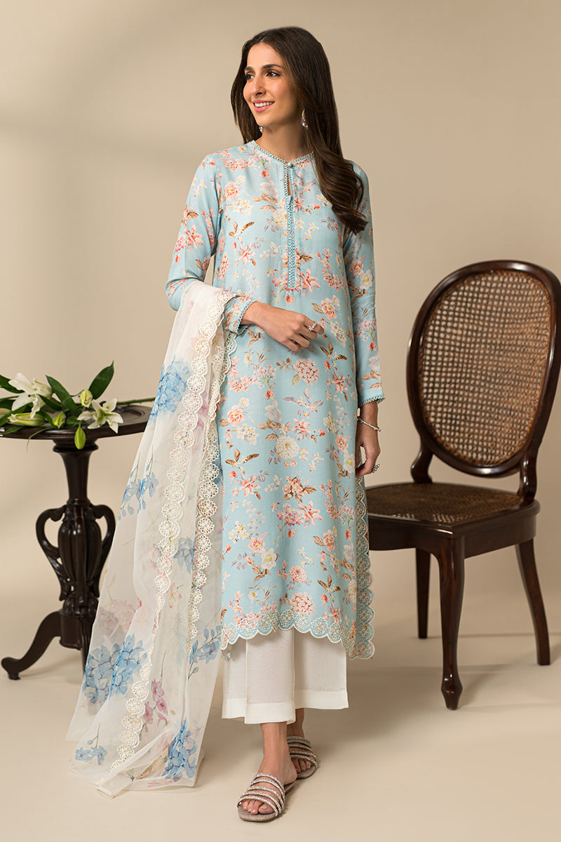 Cross Stitch Eid Collection BOTANICAL BLOOM Hoorain Designer Wear