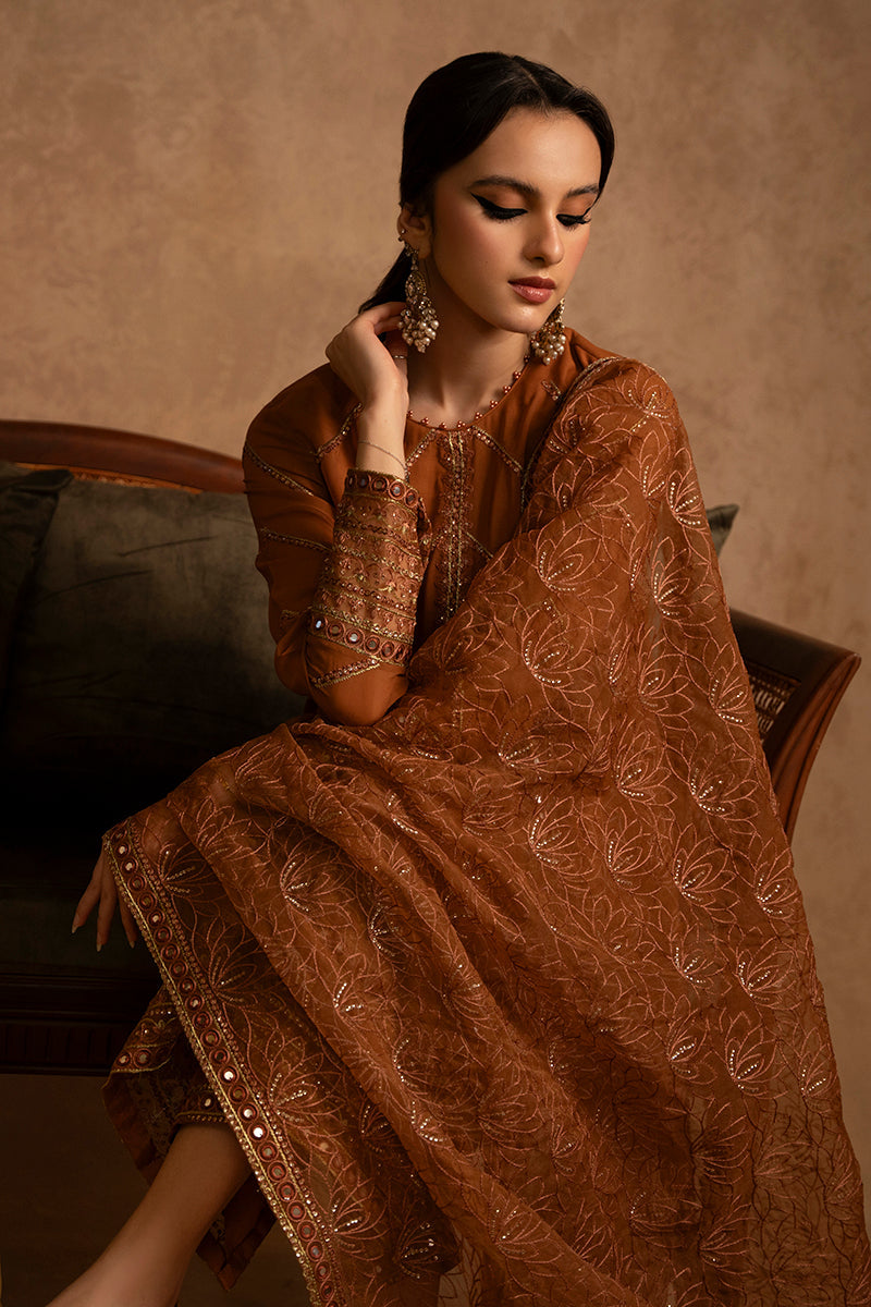 Cross Stitch | Eid Collection | AMBER GOLD - Pakistani Clothes for women, in United Kingdom and United States