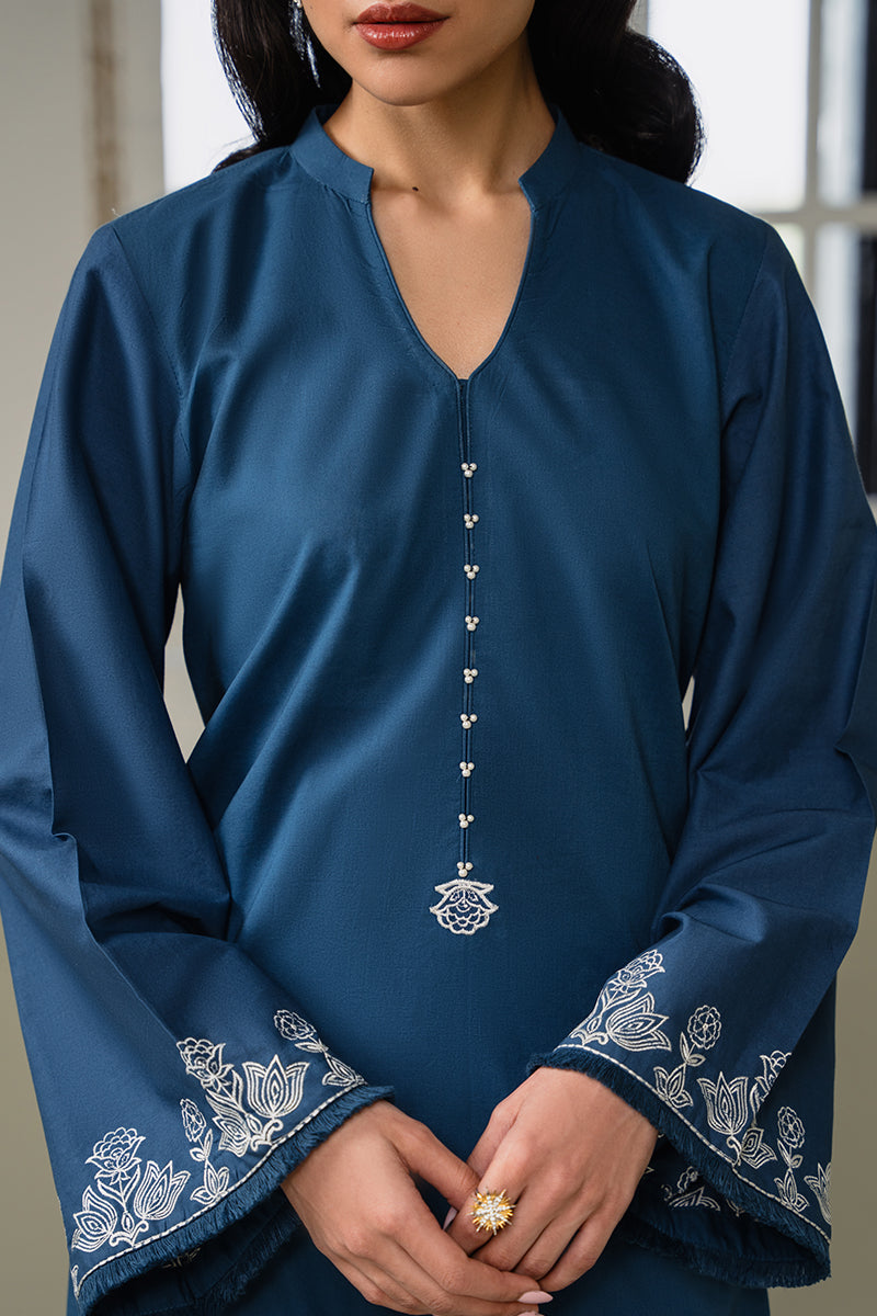 Cross Stitch | Eid Collection | PEARL BLUE - Pakistani Clothes for women, in United Kingdom and United States