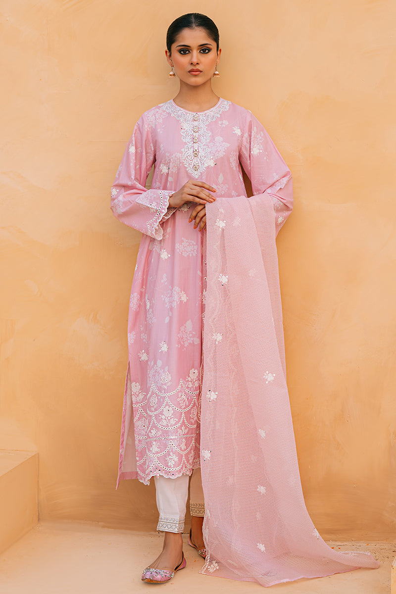 Cross Stitch Eid Collection PINK BREEZE Hoorain Designer Wear