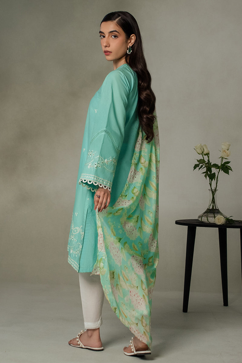 Cross Stitch | Eid Collection | SEA GREEN - Pakistani Clothes for women, in United Kingdom and United States