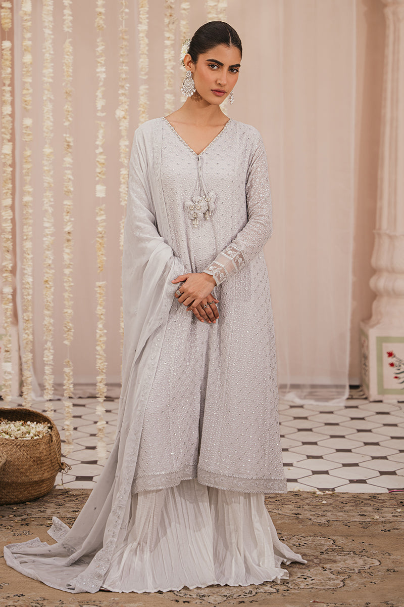 Cross Stitch Eid Collection LUNAR ROCK Hoorain Designer Wear