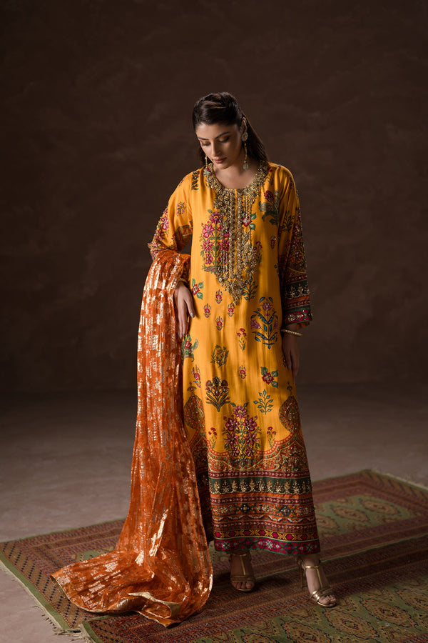 Ammara Khan | Symphony 24 | EASTERN BEAUTY KAFTAN SET (D-03)