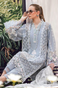 Maria B | Luxury Lawn | EL-23-10-Ice Blue - Pakistani Clothes for women, in United Kingdom and United States