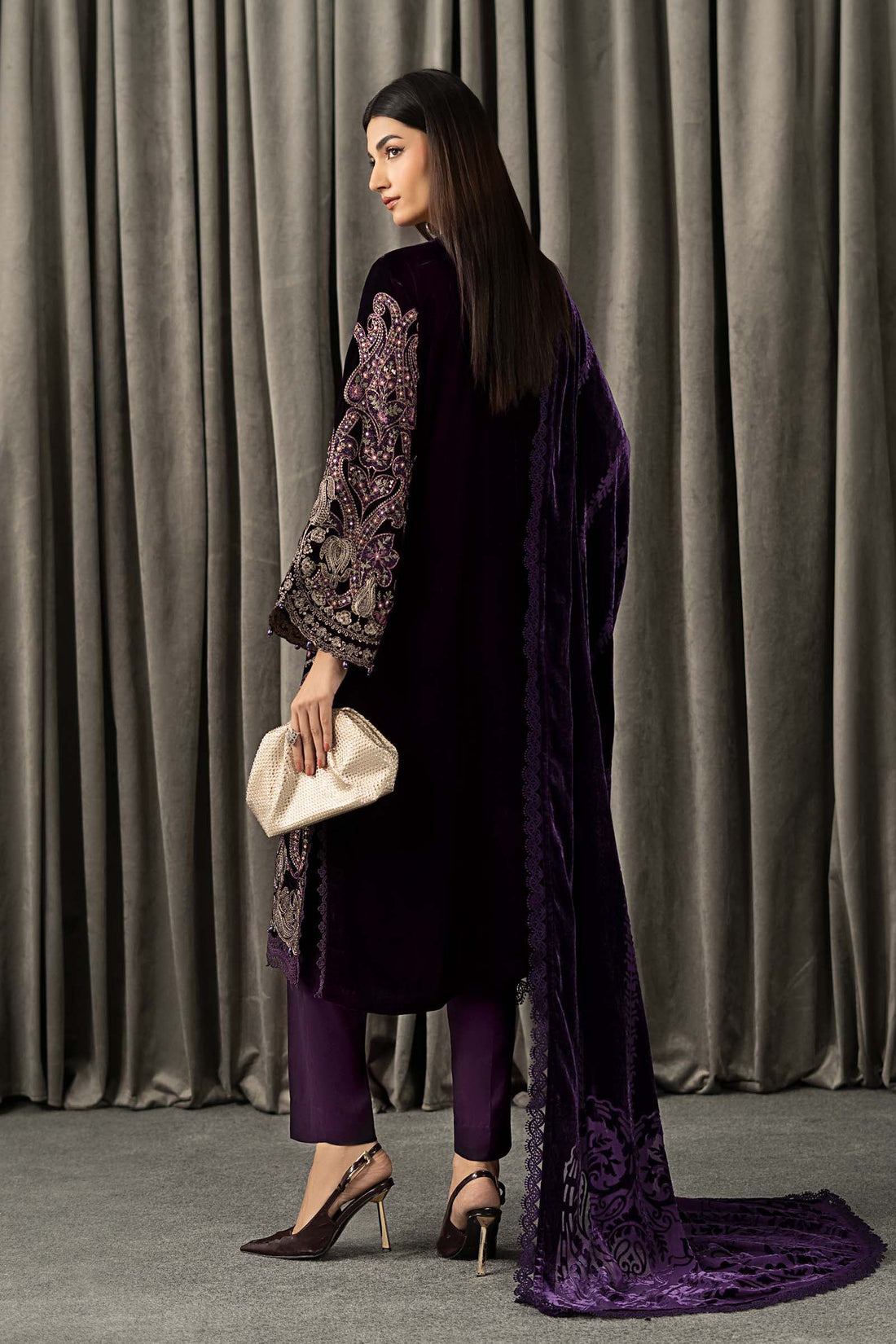 Maria B | Winter Luxe Pret 25 | WLS-1311-Purple