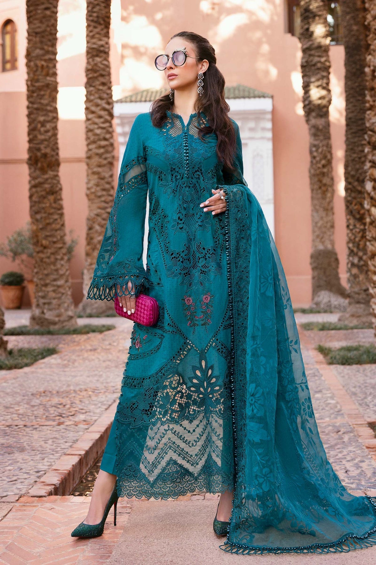 Maria B Luxury Lawn 25 Pakistani Designer Wear Suits UK – Tagged