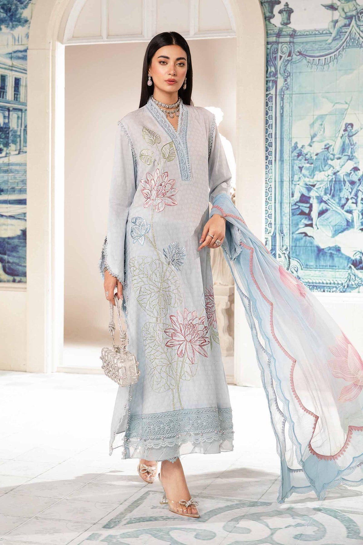 Maria.B | M Print Eid Edit | PT-2201-B - Pakistani Clothes for women, in United Kingdom and United States