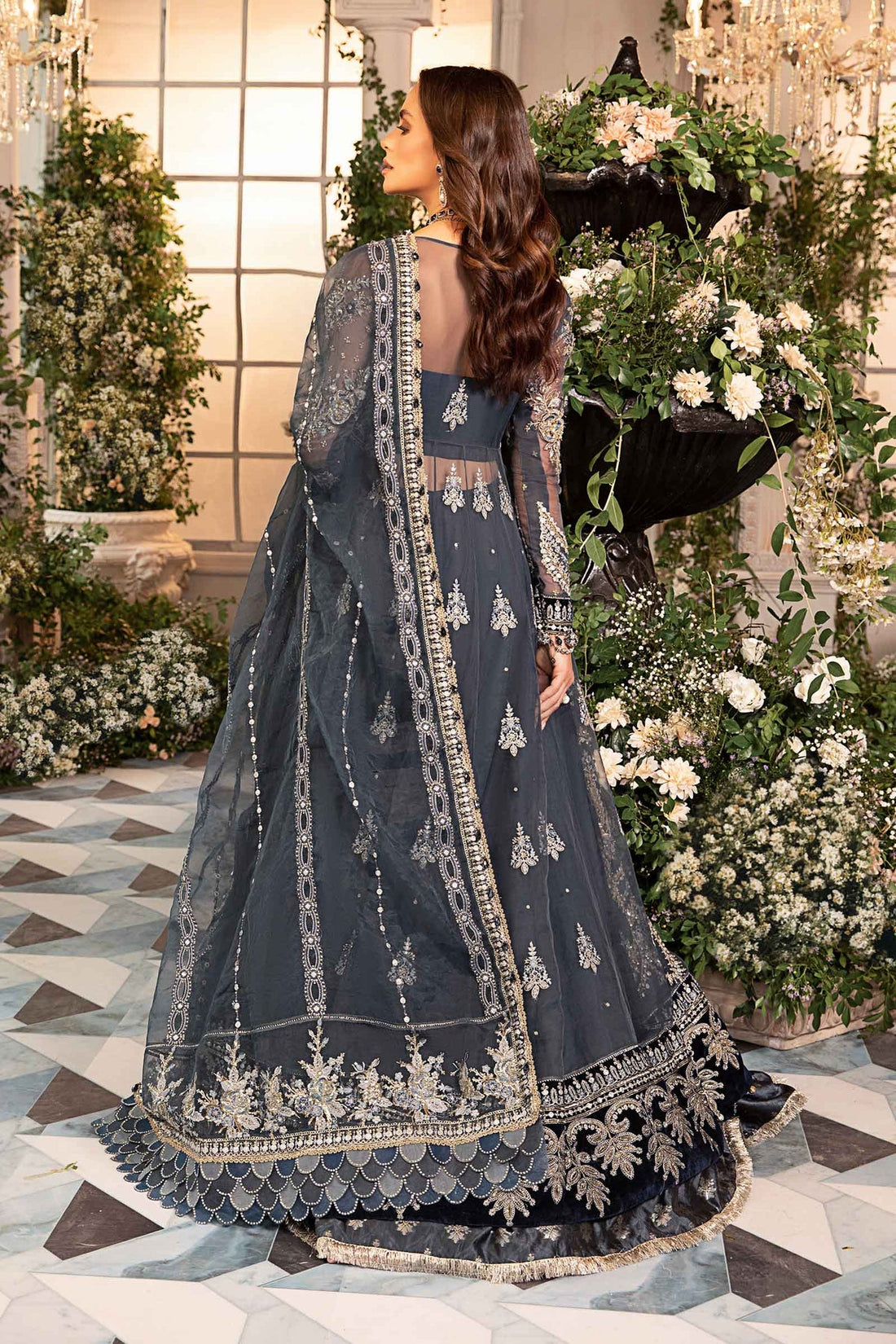 Maria B | Embroidered Formals 24 | Organza Suit | BD-2901