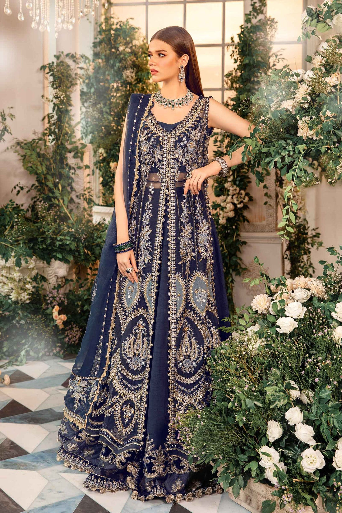 Maria B | Embroidered Formals 24 | Organza Suit | BD-2901