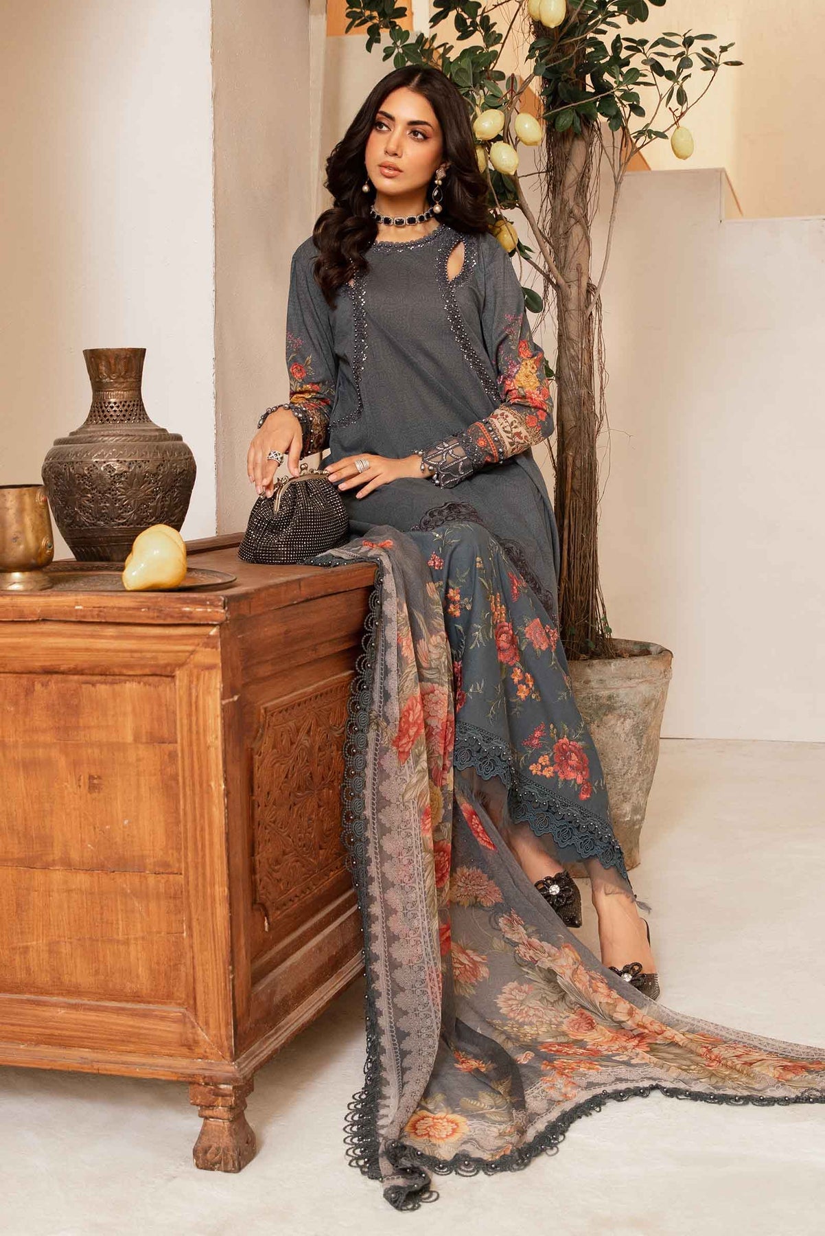 Maria.B | M Print Eid Edit | MPT-2202-B - Pakistani Clothes for women, in United Kingdom and United States