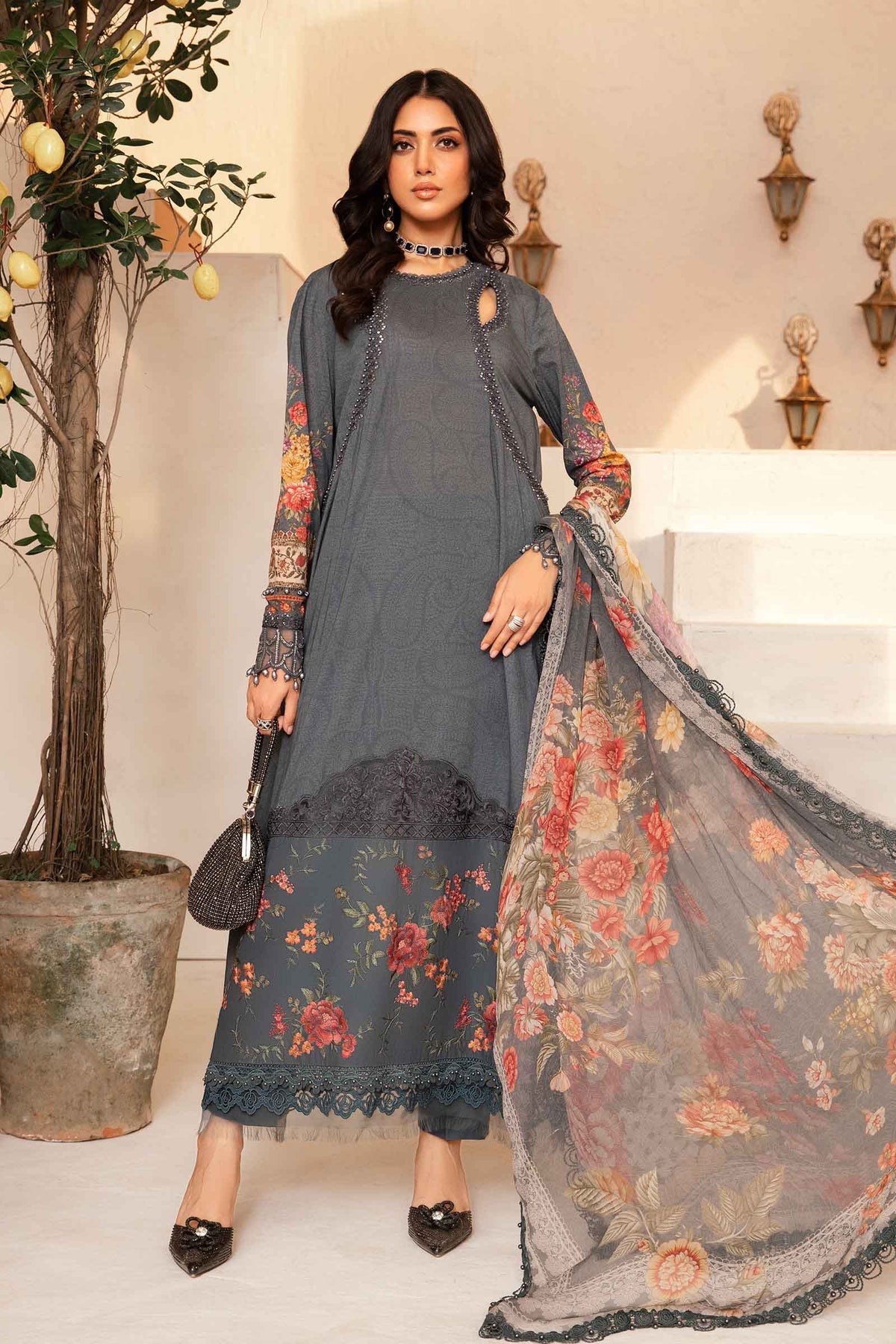 Maria.B | M Print Eid Edit | MPT-2202-B - Pakistani Clothes for women, in United Kingdom and United States