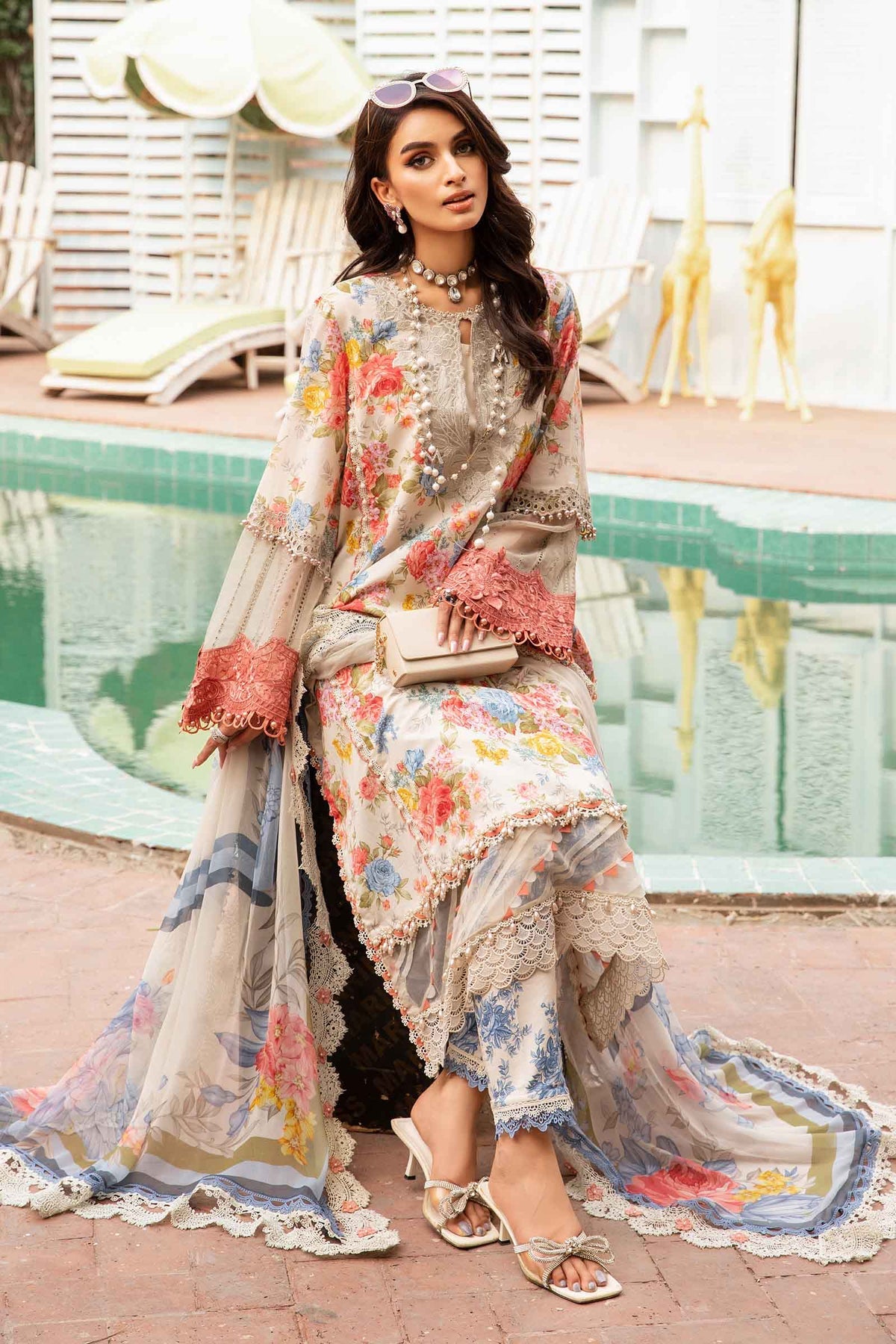 Maria.B | M Print Eid Edit | MPT-2204-A - Pakistani Clothes for women, in United Kingdom and United States