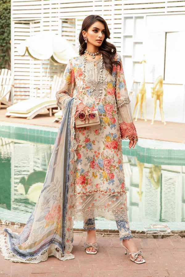 Maria.B | M Print Eid Edit | MPT-2204-A - Hoorain Designer Wear - Pakistani Designer Clothes for women, in United Kingdom, United states, CA and Australia