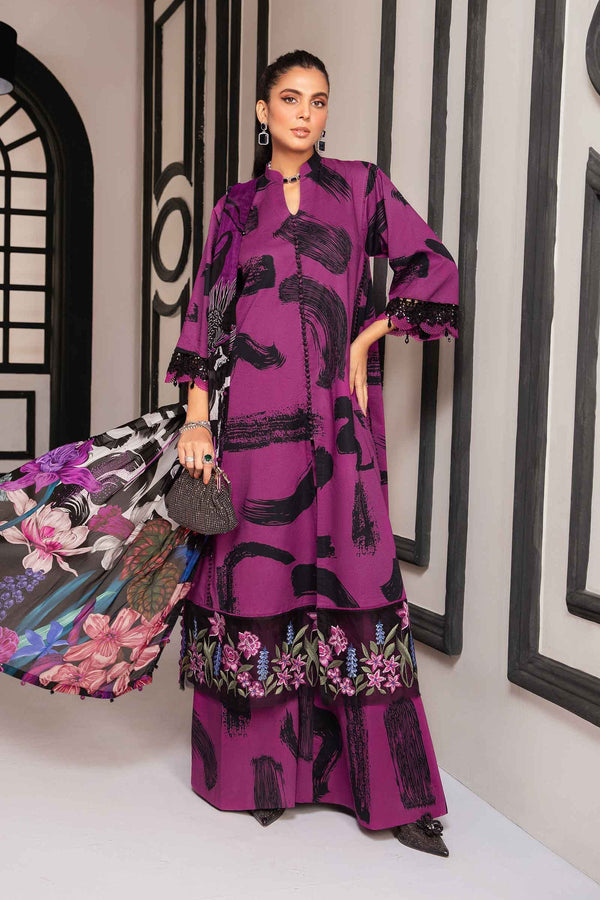 Maria.B | M Print Eid Edit | MPT-2205-B - Hoorain Designer Wear - Pakistani Designer Clothes for women, in United Kingdom, United states, CA and Australia