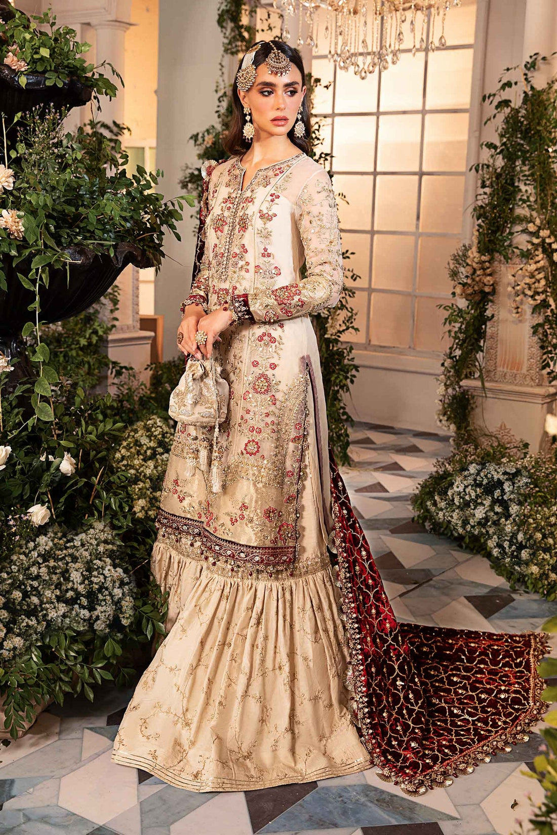 Maria B | Embroidered Formals 24 | Organza Suit | BD-2905