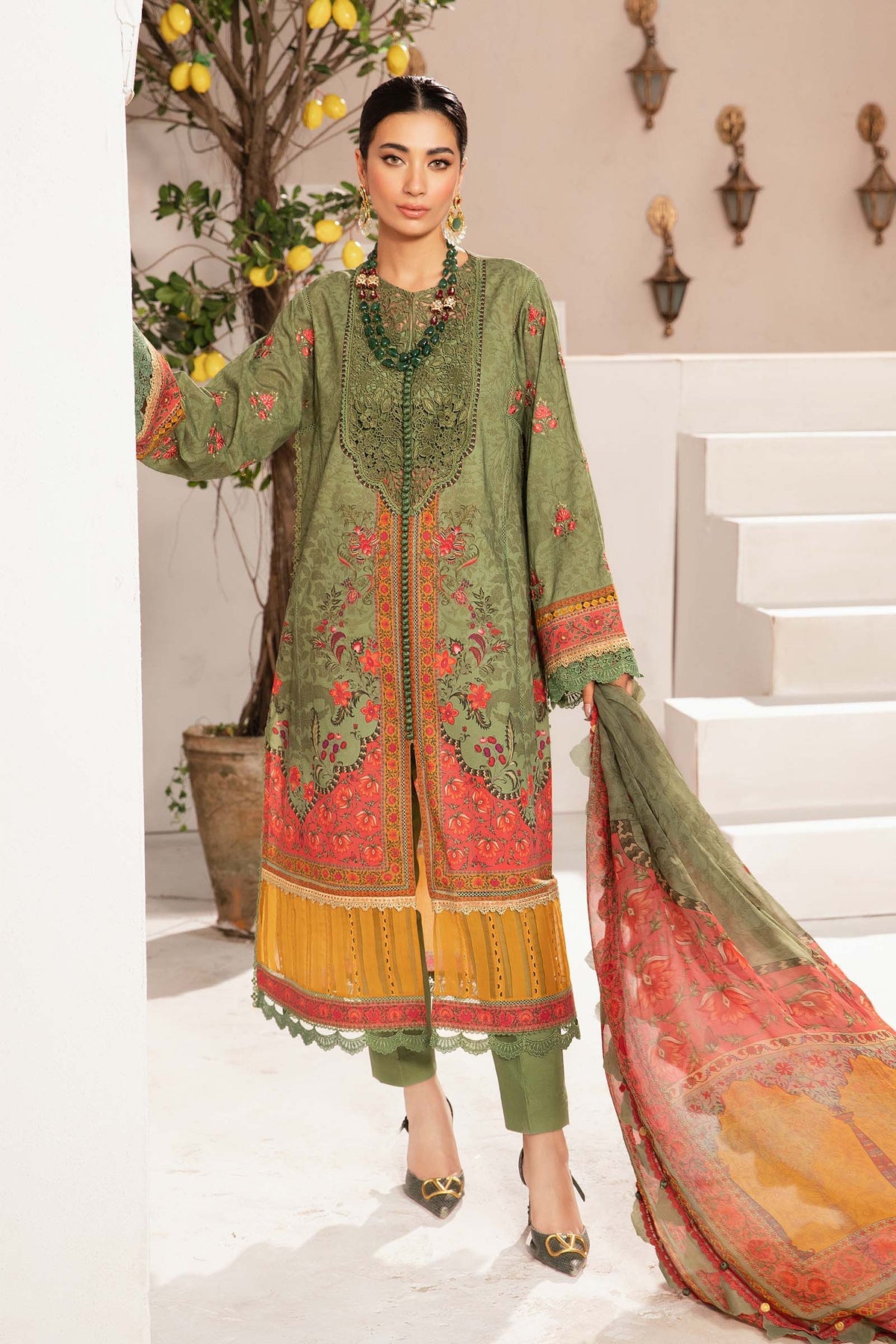 Maria.B | M Print Eid Edit | MPT-2206-A - Pakistani Clothes for women, in United Kingdom and United States