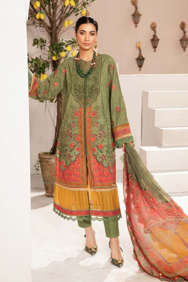 Maria.B | M Print Eid Edit | MPT-2206-A - Hoorain Designer Wear - Pakistani Designer Clothes for women, in United Kingdom, United states, CA and Australia