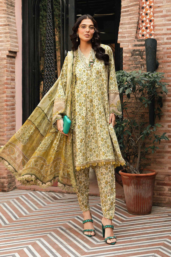 Maria.B | M Print Eid Edit | MPT-2207-A - Hoorain Designer Wear - Pakistani Designer Clothes for women, in United Kingdom, United states, CA and Australia