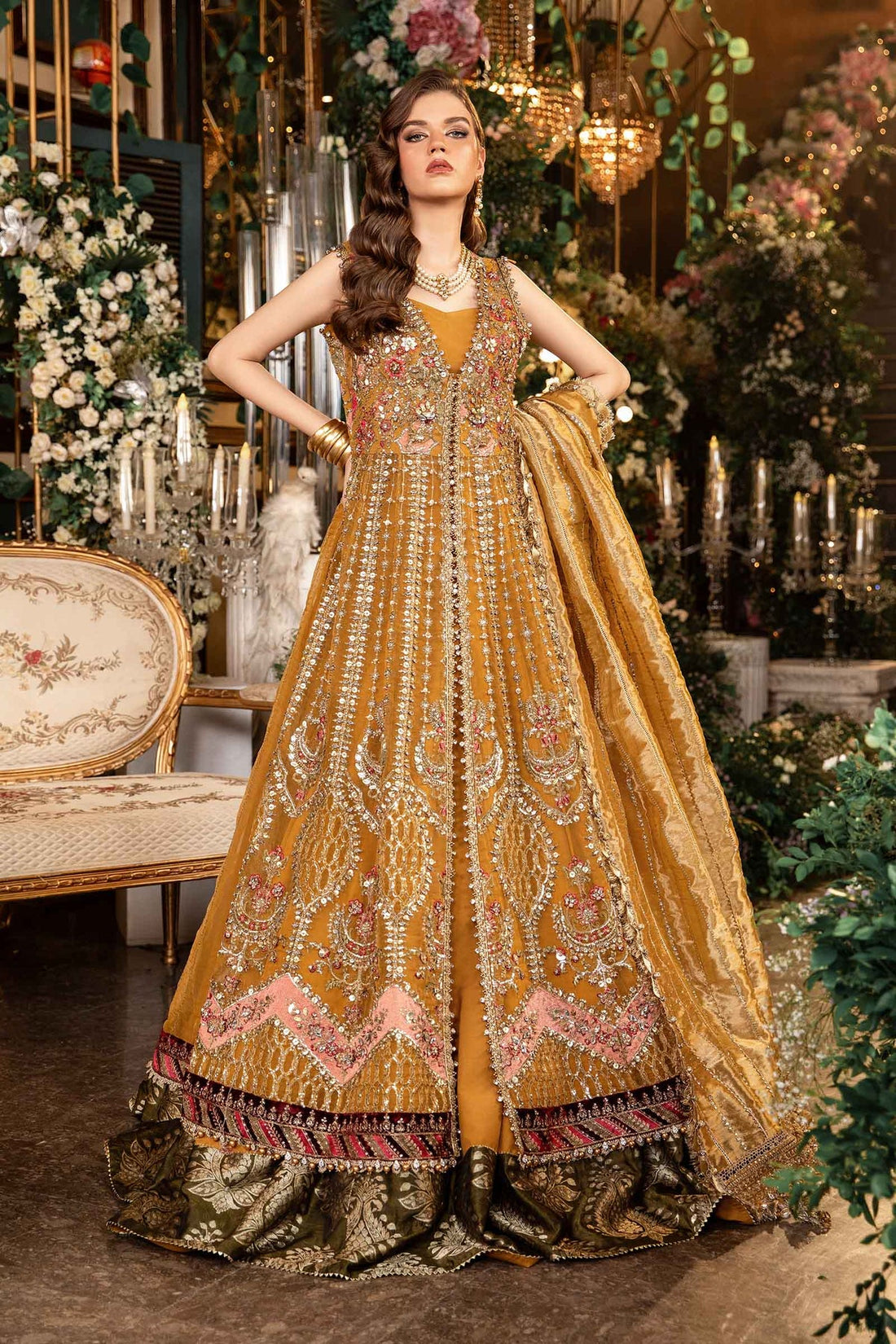 Maria B | Embroidered Formals 24 | Organza Suit | BD-2907