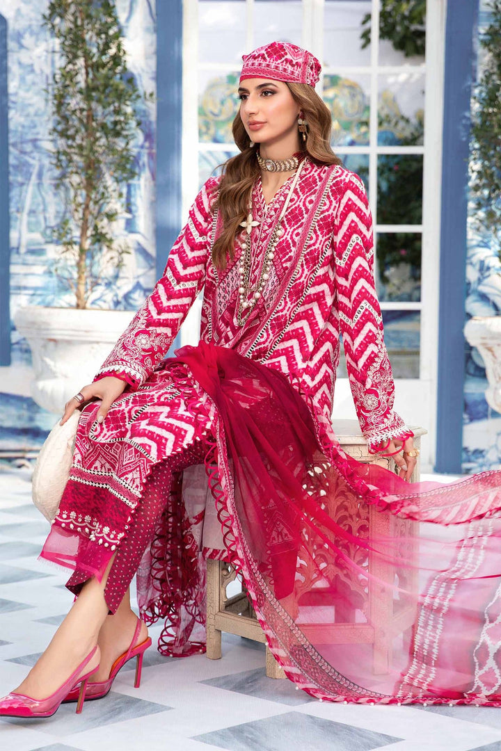 Maria.B | M Print Eid Edit | MPT-2208-A - Hoorain Designer Wear - Pakistani Designer Clothes for women, in United Kingdom, United states, CA and Australia