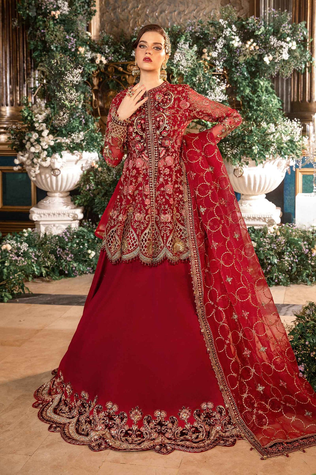 Maria B | Embroidered Formals 24 | Organza Suit | BD-2908