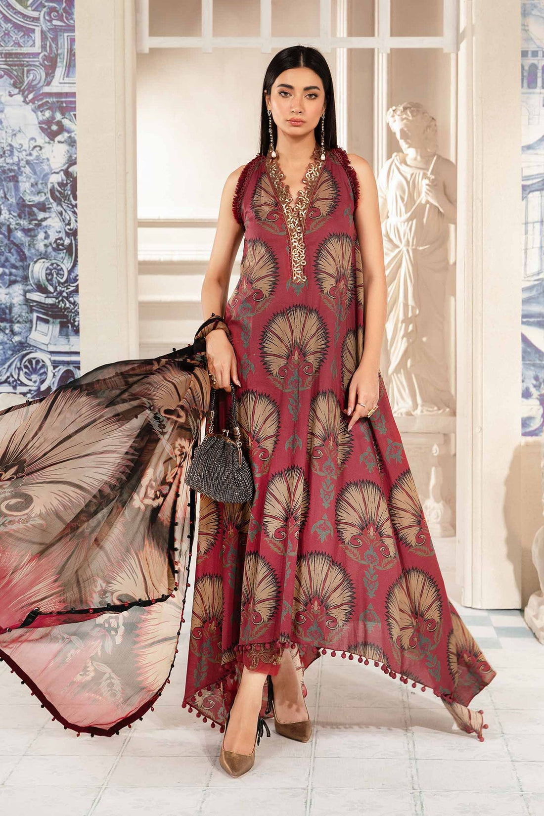 Maria.B | M Print Eid Edit | MPT-2209-B - Pakistani Clothes for women, in United Kingdom and United States