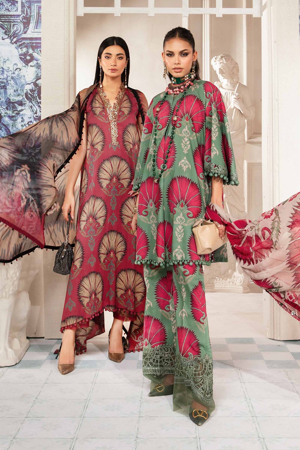 Maria.B | M Print Eid Edit | MPT-2209-A - Pakistani Clothes for women, in United Kingdom and United States