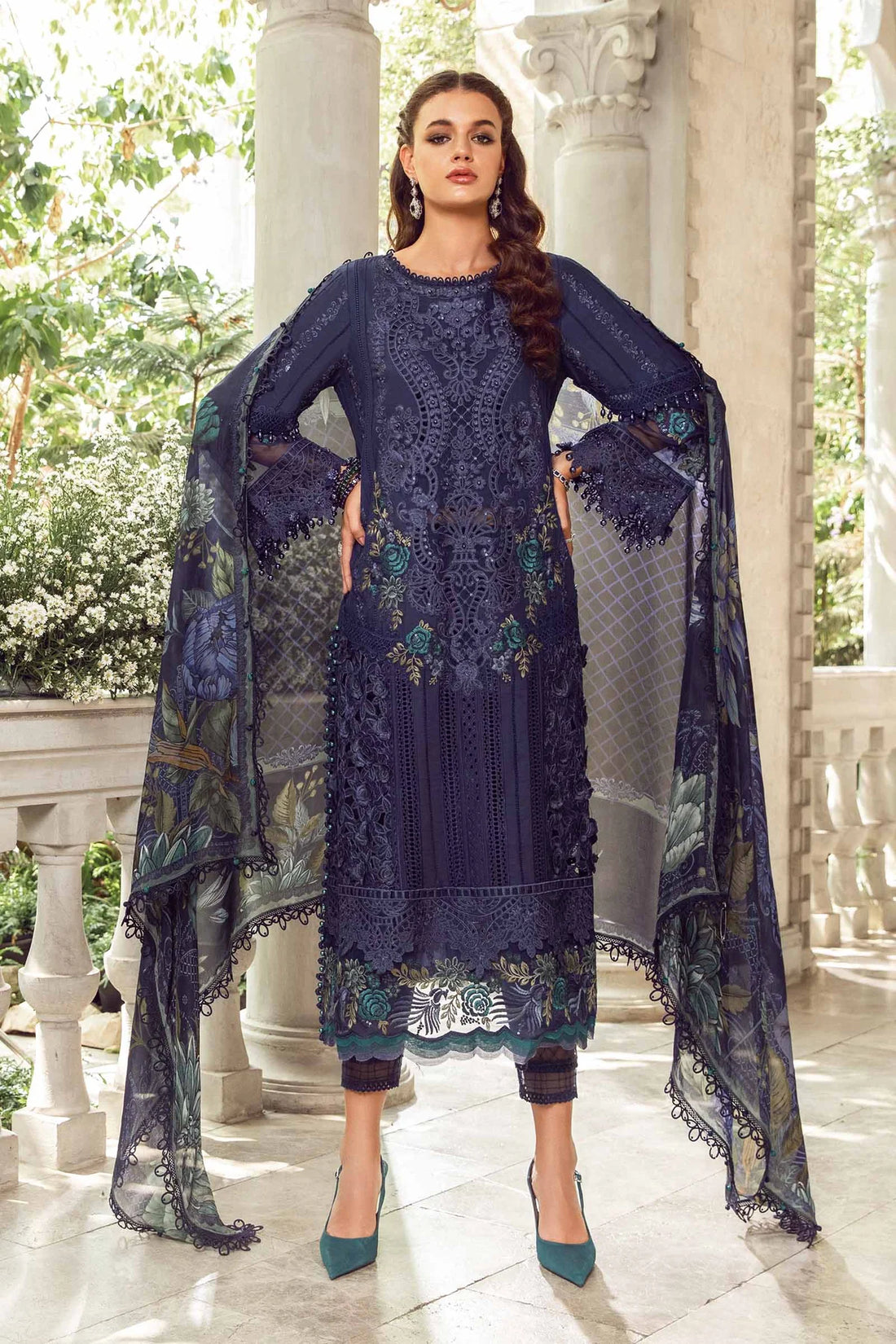 Maria B | Eid Lawn Collection |  09 - Pakistani Clothes for women, in United Kingdom and United States