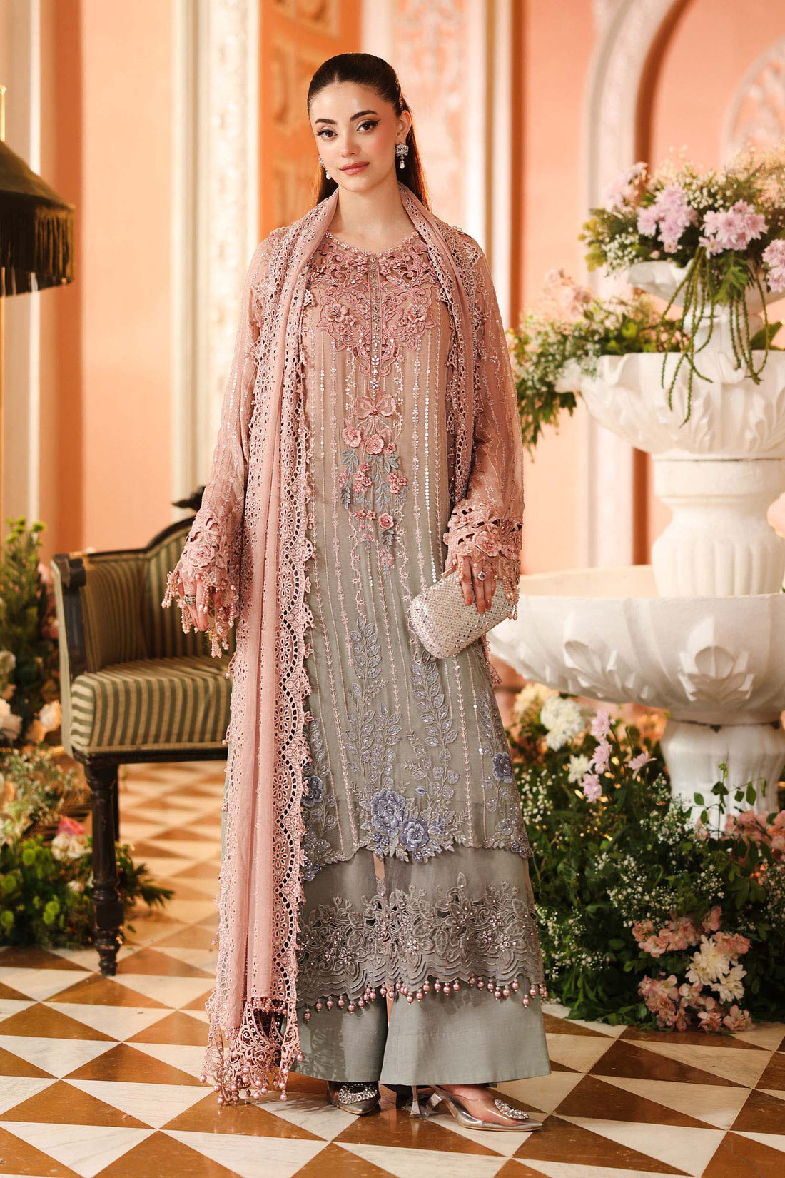 Maria B | Royale Tea Affair | MPC-26-202-Ombre Blossom