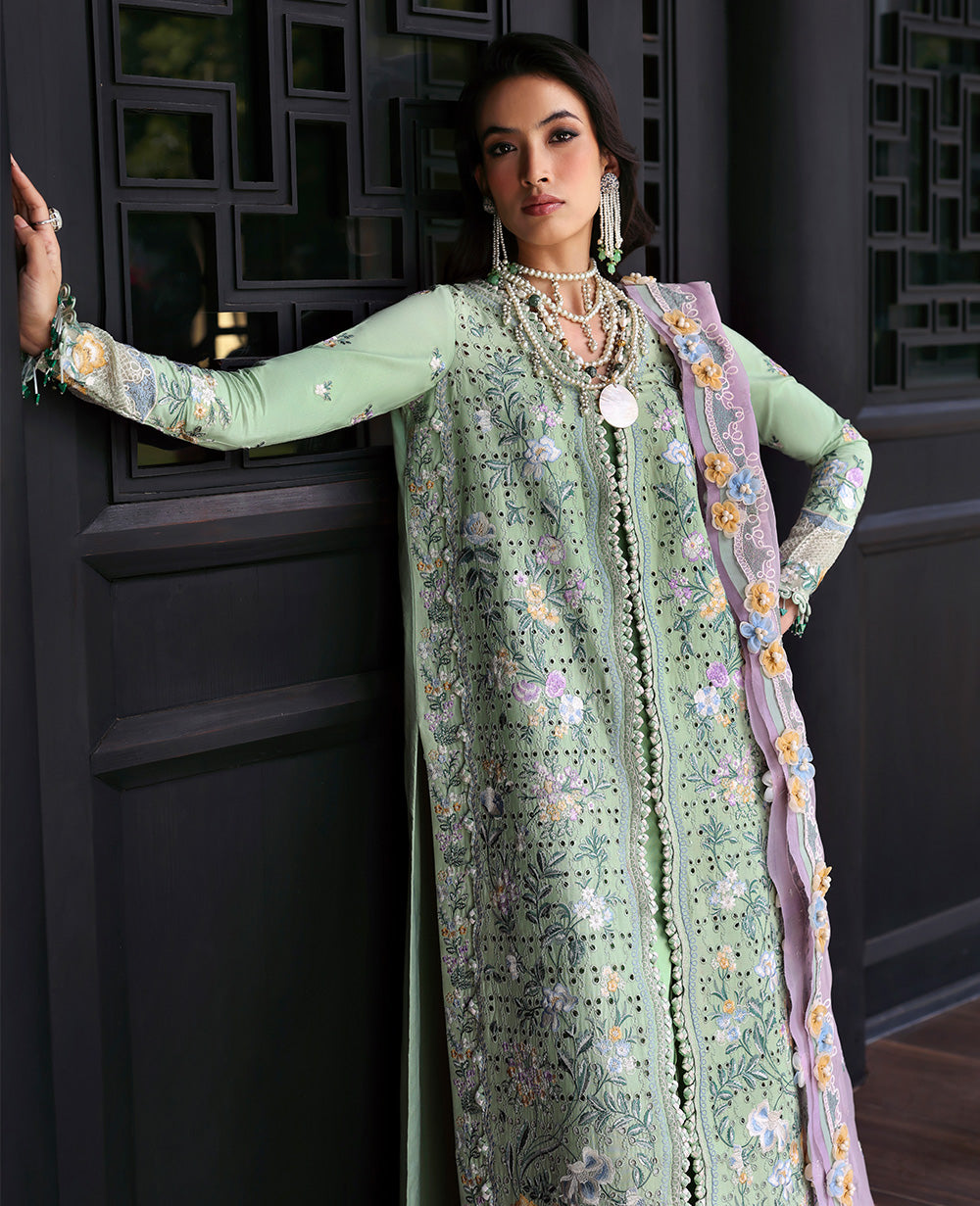 Republic Womenswear | Kalani Eid Luxury Lawn 25 | D2-B - Arzoo