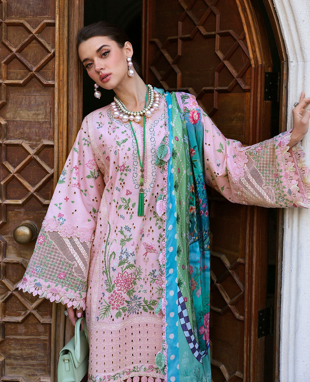 Republic Womenswear | Kalani Eid Luxury Lawn 25 | D5-A - Meher