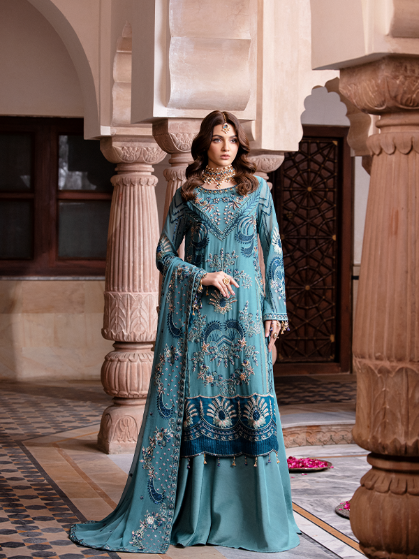 Zebtan | Zeenat Collection Vol 19 | ZN-01 - Hoorain Designer Wear - Pakistani Ladies Branded Stitched Clothes in United Kingdom, United states, CA and Australia