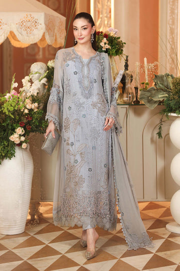 Maria B | Royale Tea Affair | MPC-26-206-Muted Blue