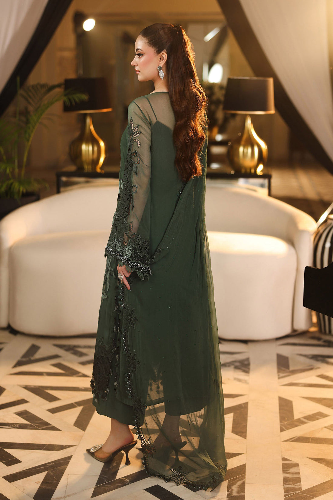 Maria B | Royale Tea Affair | MPC-26-207-Pine Green
