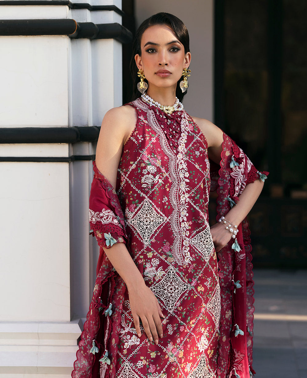 Republic Womenswear | Kalani Eid Luxury Lawn 25 | D8-B - Lyanna