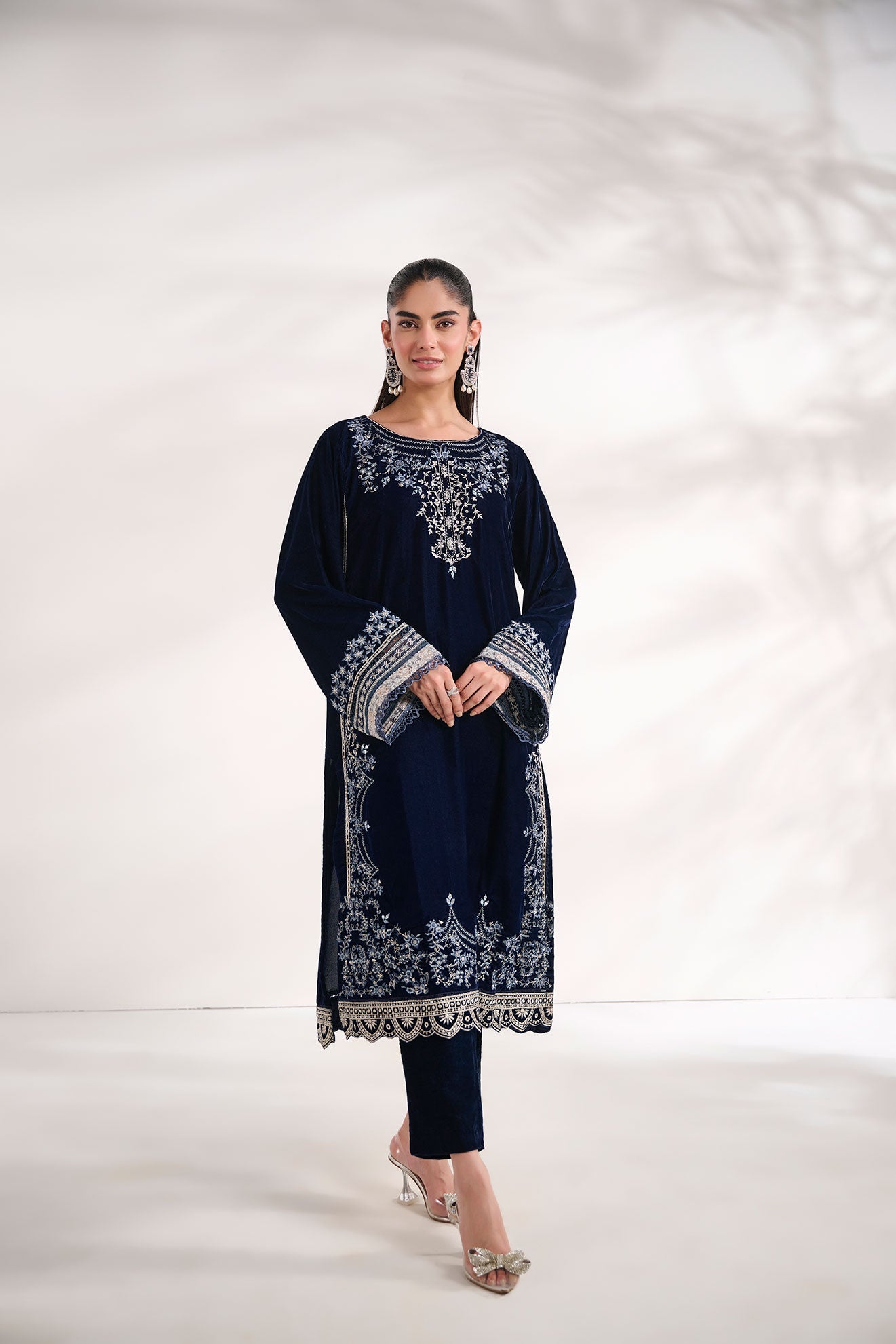 Dhanak | Velvet Edit | FW24DA-1891 NAVY BLUE