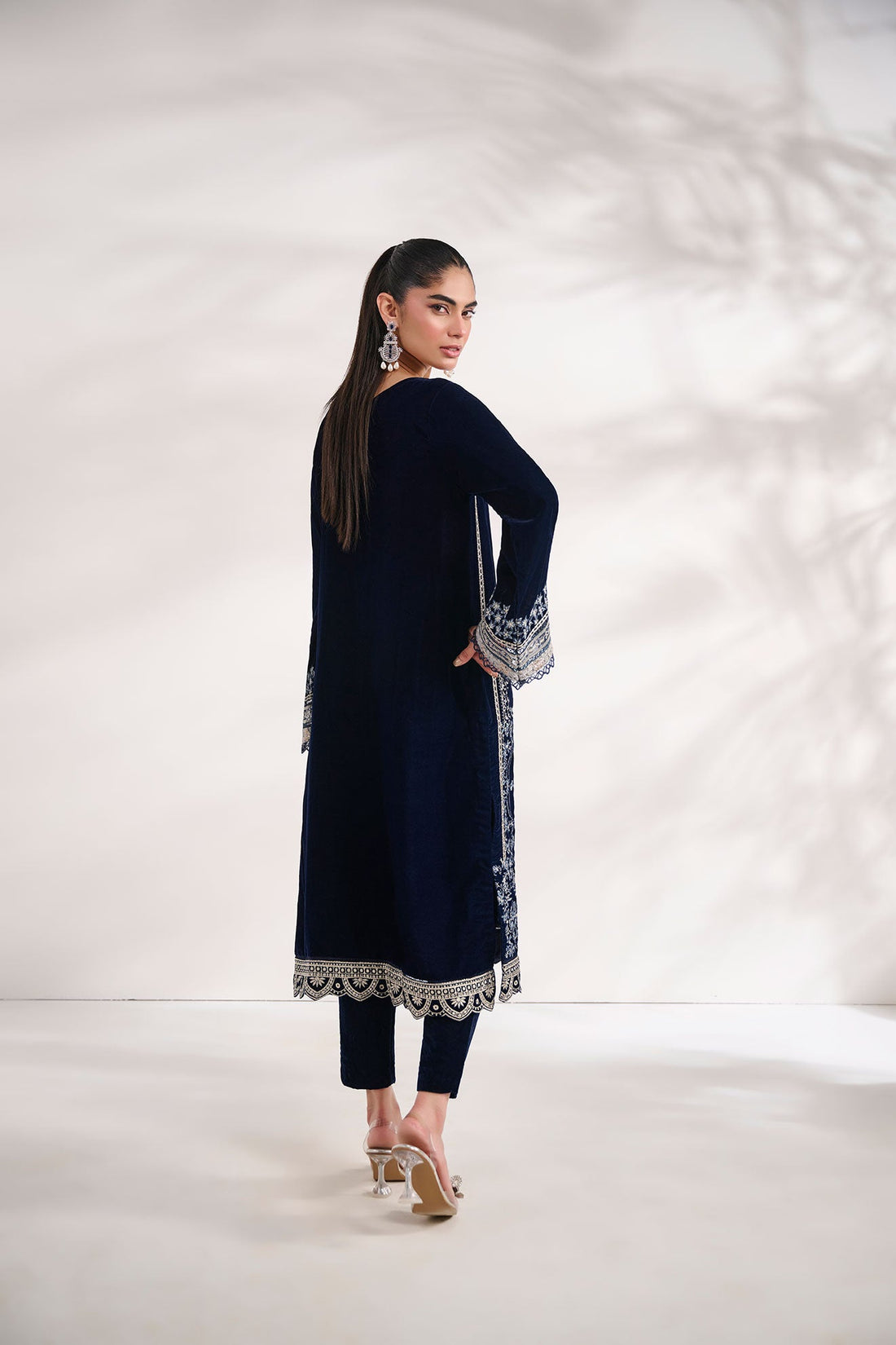 Dhanak | Velvet Edit | FW24DA-1891 NAVY BLUE