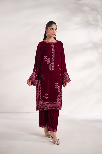 Dhanak | Velvet Edit | FW24DA-2618 PLUM