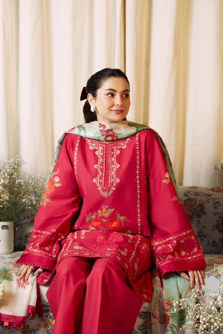Zara Shahjahan | Coco Lawn Vol 2 | DAHLIA-1A - Hoorain Designer Wear - Pakistani Designer Clothes for women, in United Kingdom, United states, CA and Australia