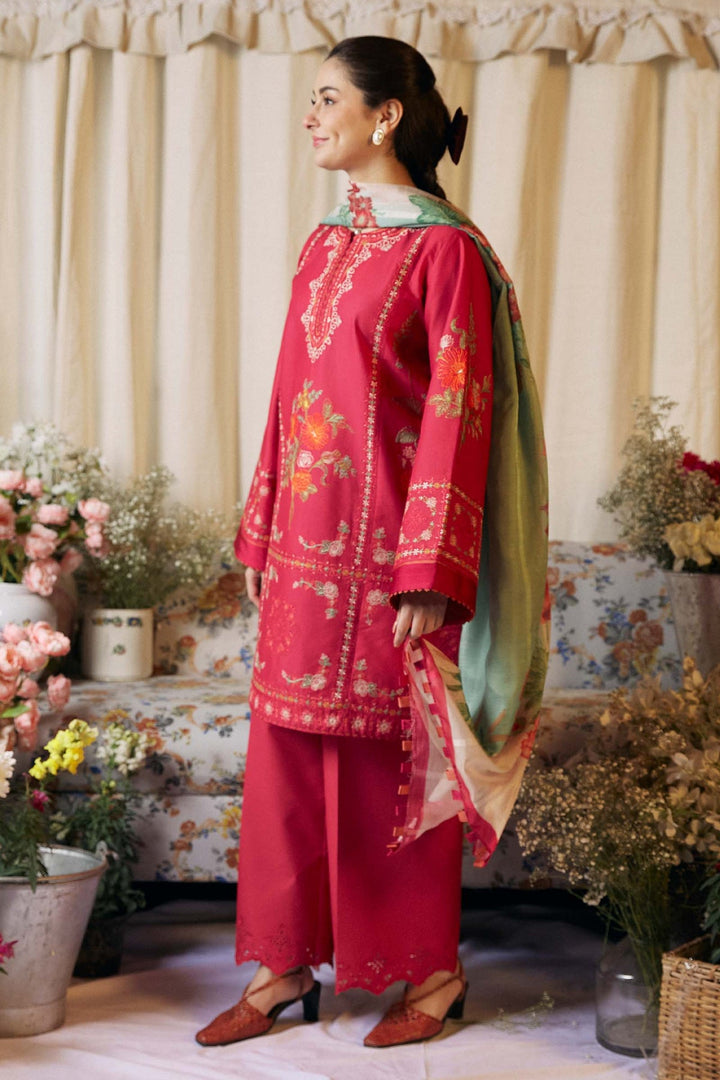 Zara Shahjahan | Coco Lawn Vol 2 | DAHLIA-1A - Hoorain Designer Wear - Pakistani Designer Clothes for women, in United Kingdom, United states, CA and Australia