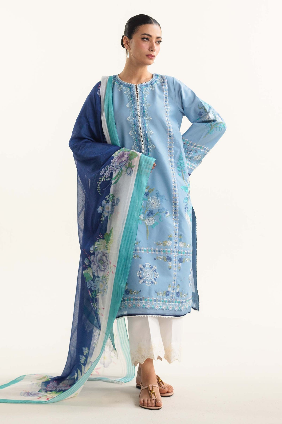 Zara Shahjahan | Coco Lawn Vol 2 | DAHLIA-1B - Pakistani Clothes for women, in United Kingdom and United States